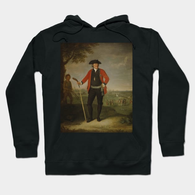 William Inglis, c 1712 - 1792. Surgeon and Captain of the Honourable Company of Edinburgh Golfers by David Allan Hoodie by Classic Art Stall